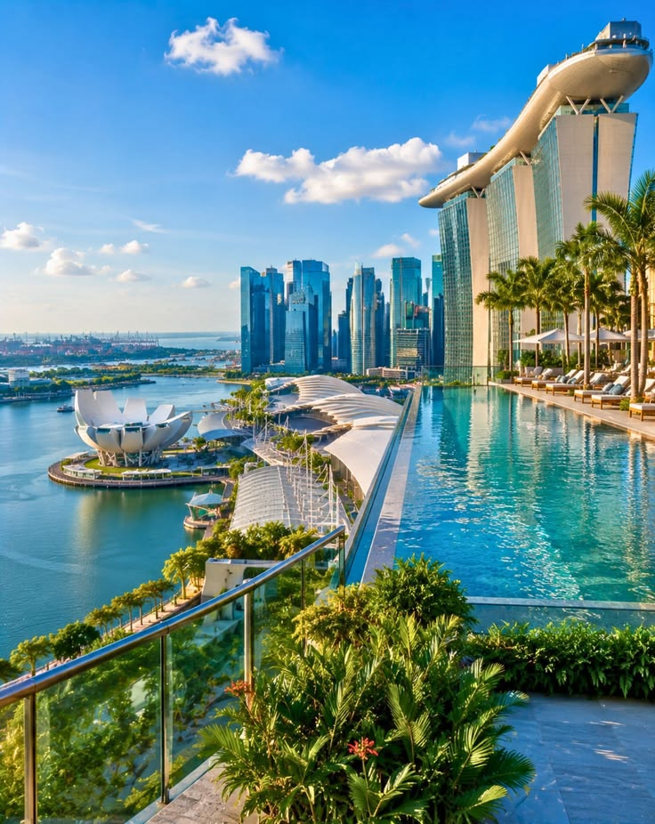 Singapore's Landmark With Infinity Pool Views...